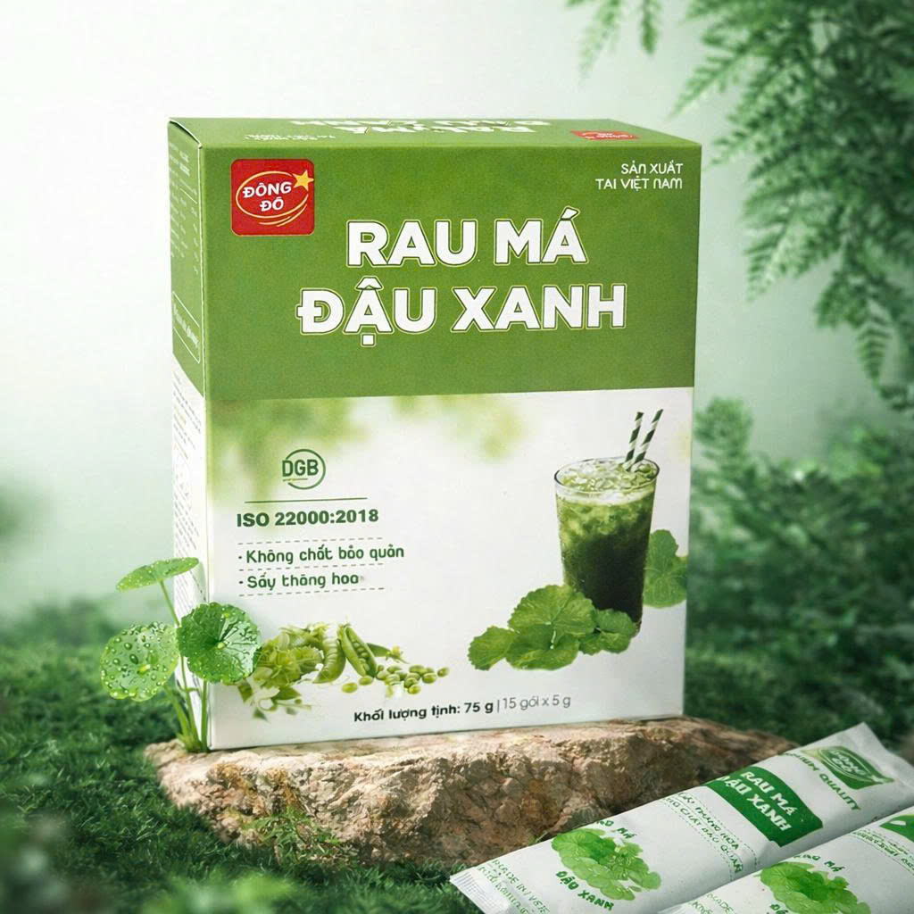 Bột Rau Má Đậu Xanh
